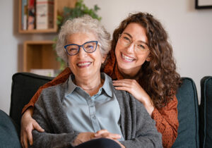 companion care service, caregiver with client