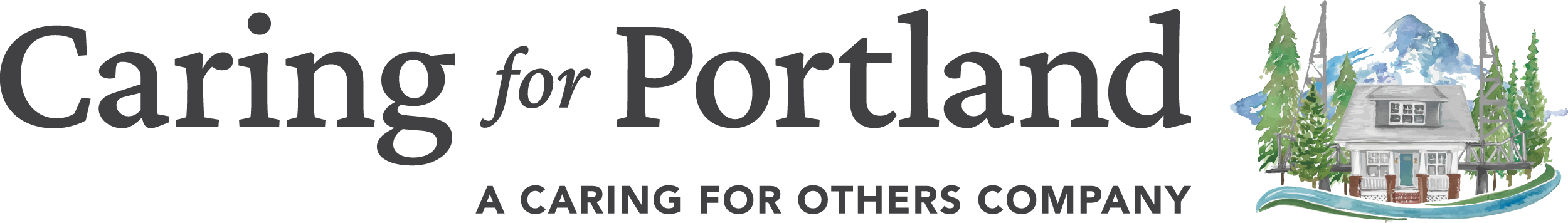 Caring for Portland logo